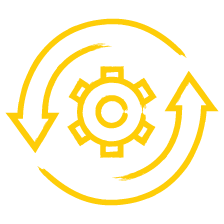 process yellow icon